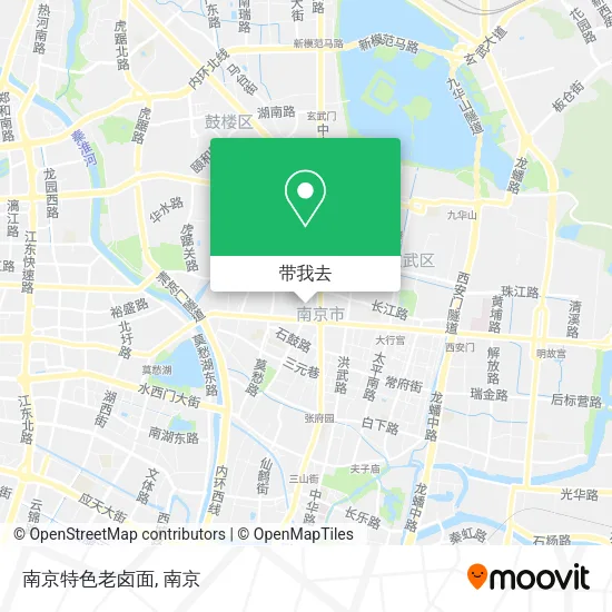 南京特色老卤面地图