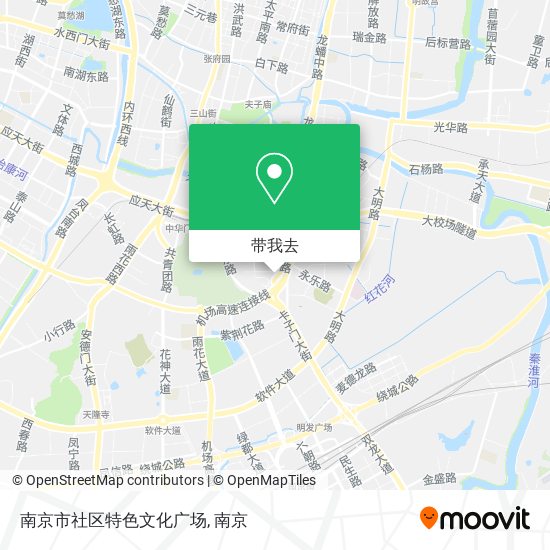 南京市社区特色文化广场地图