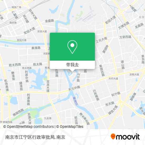 南京市江宁区行政审批局地图