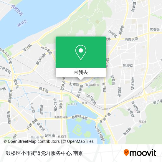 鼓楼区小市街道党群服务中心地图