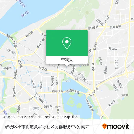 鼓楼区小市街道黄家圩社区党群服务中心地图