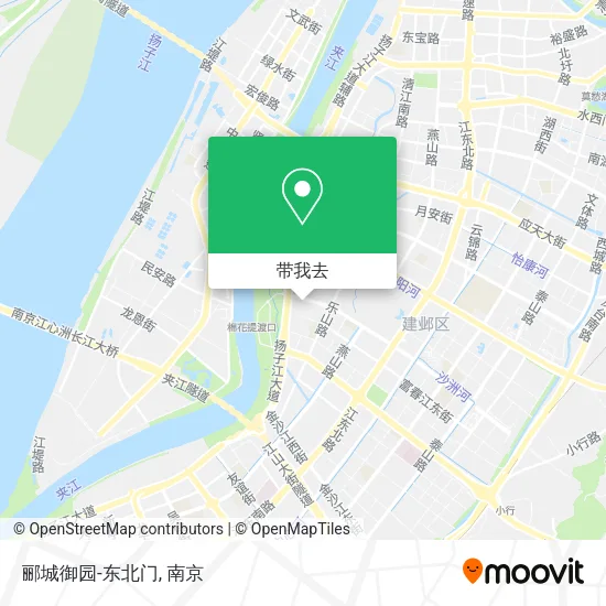 郦城御园-东北门地图