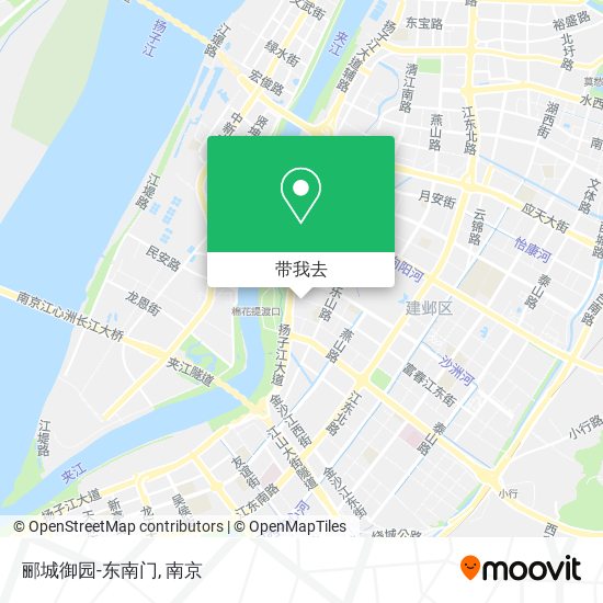 郦城御园-东南门地图