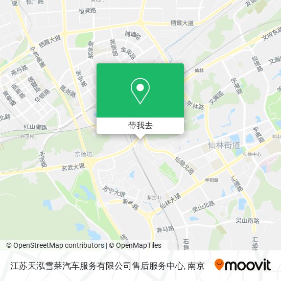 江苏天泓雪莱汽车服务有限公司售后服务中心地图