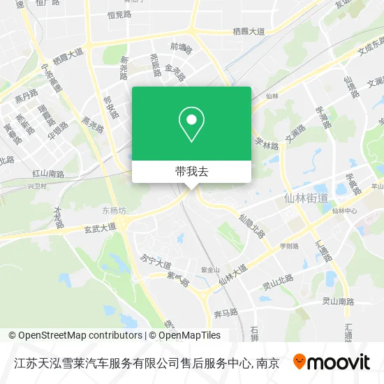江苏天泓雪莱汽车服务有限公司售后服务中心地图