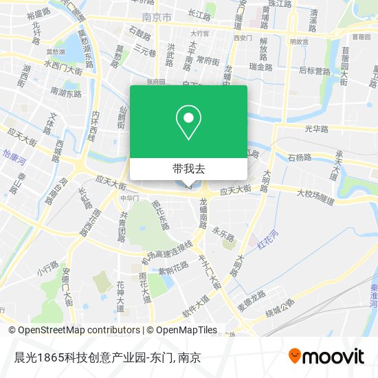 晨光1865科技创意产业园-东门地图