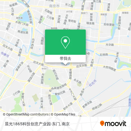 晨光1865科技创意产业园-东门地图