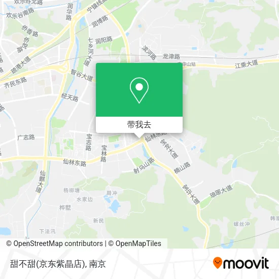 甜不甜(京东紫晶店)地图