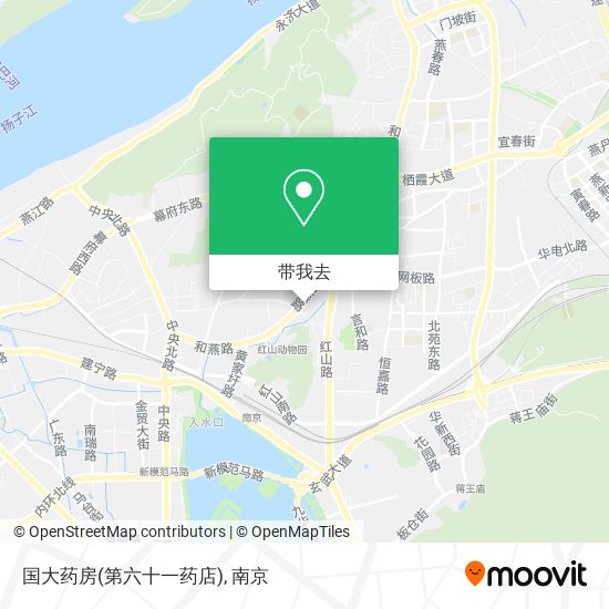 国大药房(第六十一药店)地图