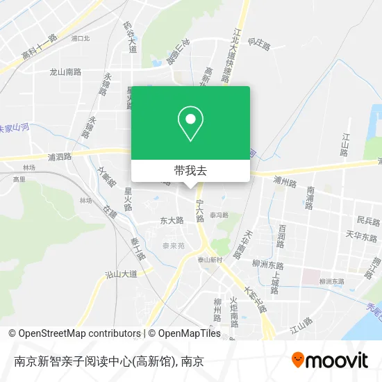 南京新智亲子阅读中心(高新馆)地图