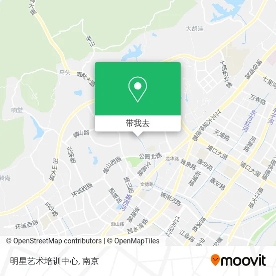 明星艺术培训中心地图