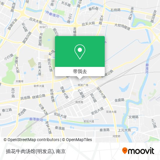 插花牛肉汤馆(明发店)地图