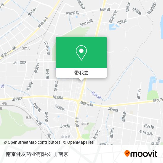 南京健友药业有限公司地图