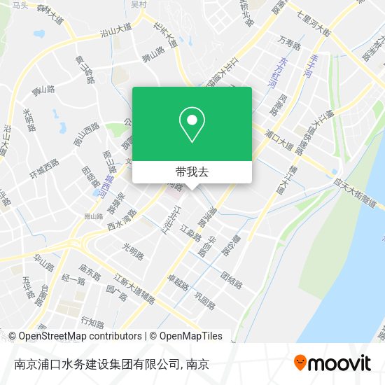 南京浦口水务建设集团有限公司地图