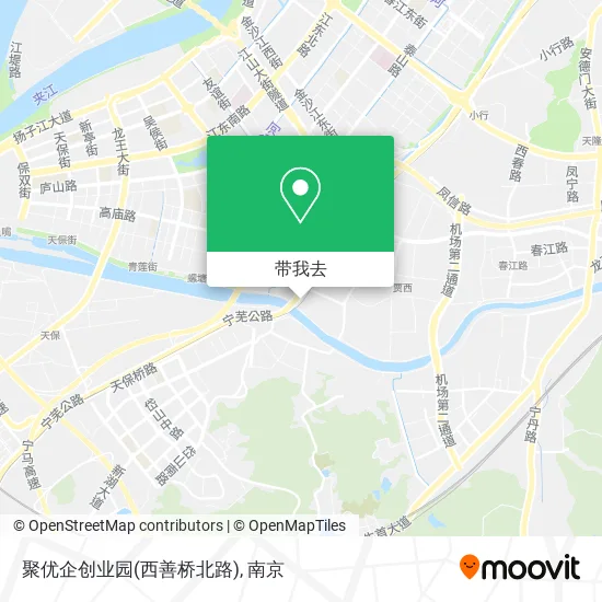 聚优企创业园(西善桥北路)地图