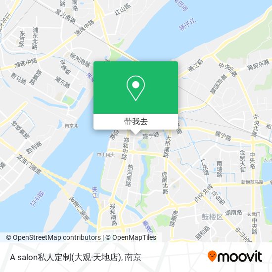 A salon私人定制(大观·天地店)地图