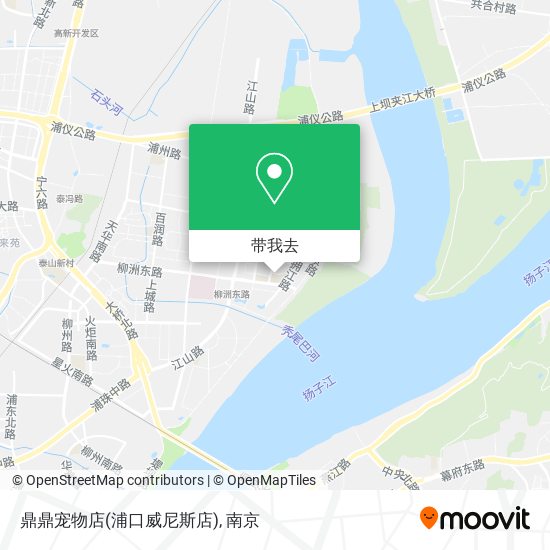 鼎鼎宠物店(浦口威尼斯店)地图