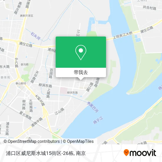 浦口区威尼斯水城15街区-26栋地图