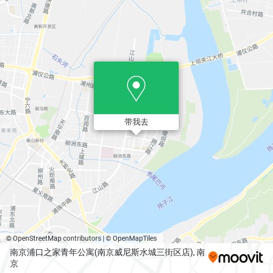 南京浦口之家青年公寓(南京威尼斯水城三街区店)地图