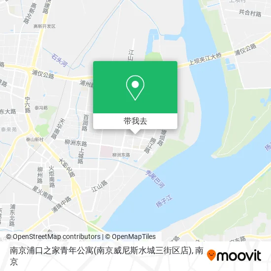 南京浦口之家青年公寓(南京威尼斯水城三街区店)地图