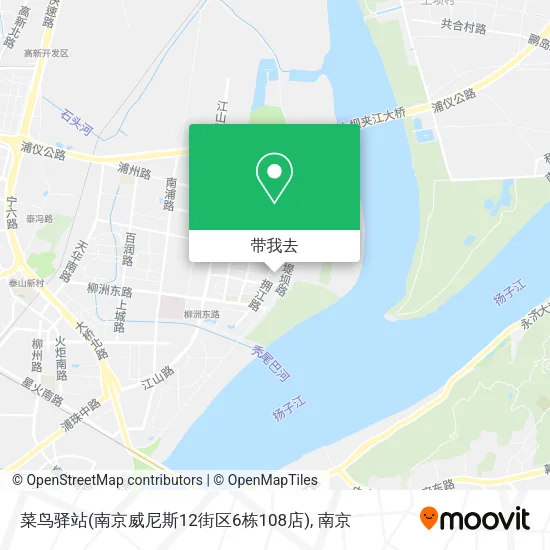 菜鸟驿站(南京威尼斯12街区6栋108店)地图