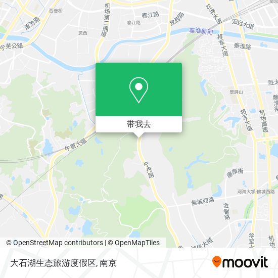 大石湖生态旅游度假区地图