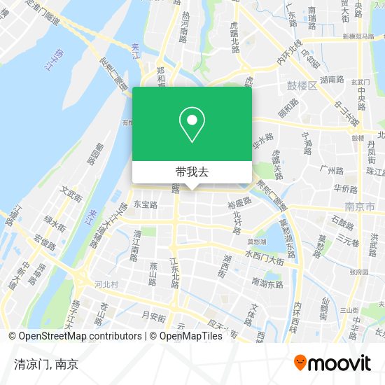 清凉门地图