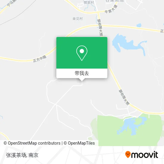 张溪茶场地图