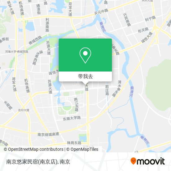 南京悠家民宿(南京店)地图