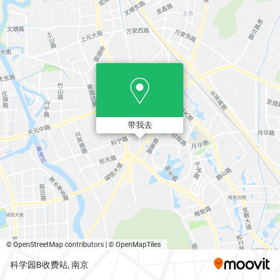 科学园B收费站地图