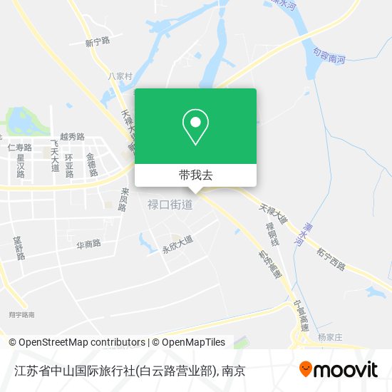 江苏省中山国际旅行社(白云路营业部)地图