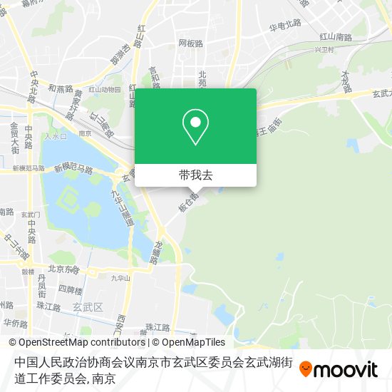 中国人民政治协商会议南京市玄武区委员会玄武湖街道工作委员会地图