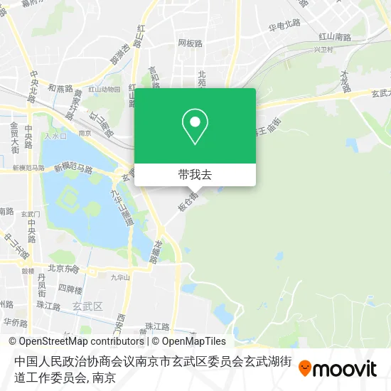中国人民政治协商会议南京市玄武区委员会玄武湖街道工作委员会地图