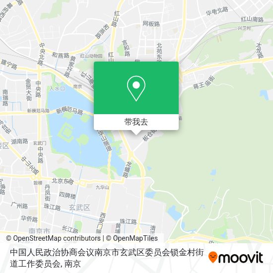 中国人民政治协商会议南京市玄武区委员会锁金村街道工作委员会地图