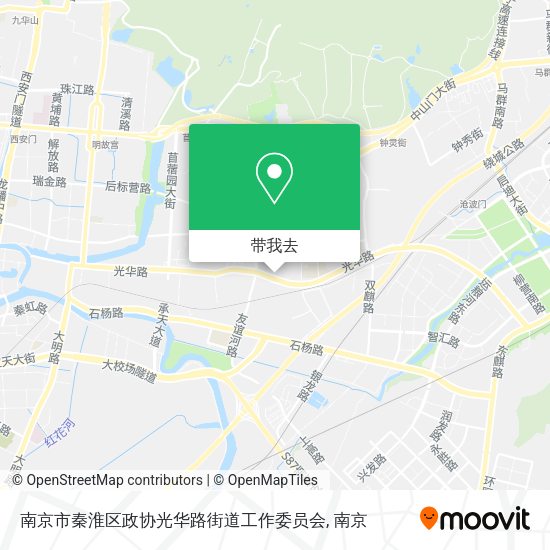 南京市秦淮区政协光华路街道工作委员会地图