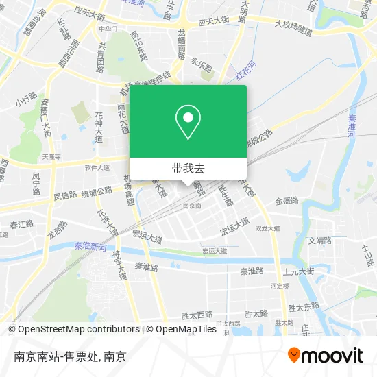 南京南站-售票处地图