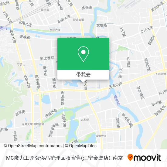 MC魔力工匠奢侈品护理回收寄售(江宁金鹰店)地图