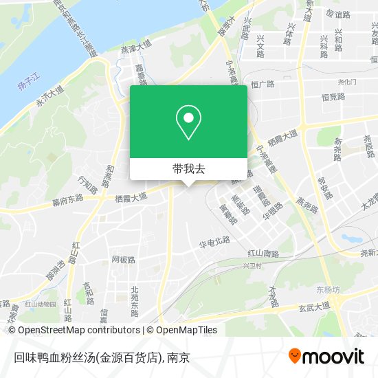 回味鸭血粉丝汤(金源百货店)地图