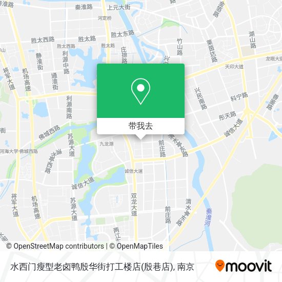 水西门瘦型老卤鸭殷华街打工楼店(殷巷店)地图