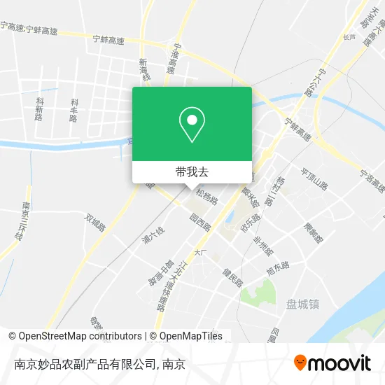 南京妙品农副产品有限公司地图