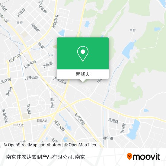 南京佳农达农副产品有限公司地图