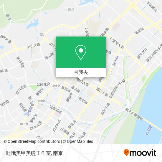 哇哦美甲美睫工作室地图