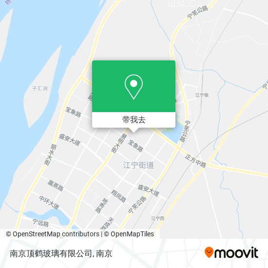 南京顶鹤玻璃有限公司地图