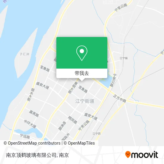 南京顶鹤玻璃有限公司地图