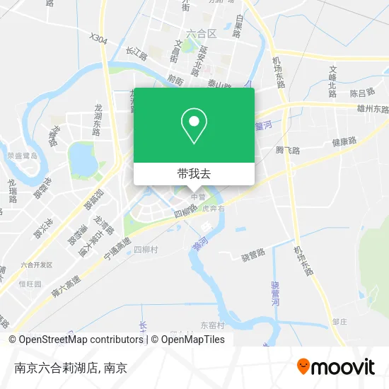 南京六合莉湖店地图