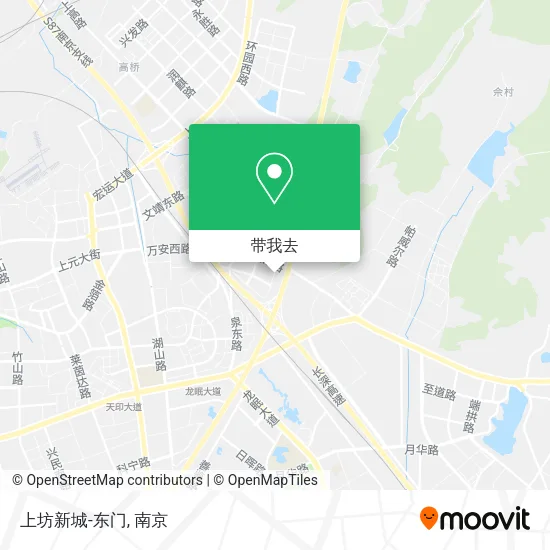 上坊新城-东门地图