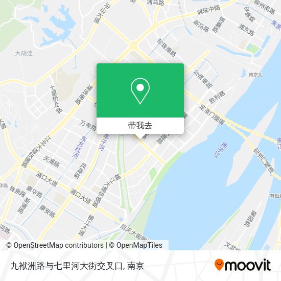 九袱洲路与七里河大街交叉口地图