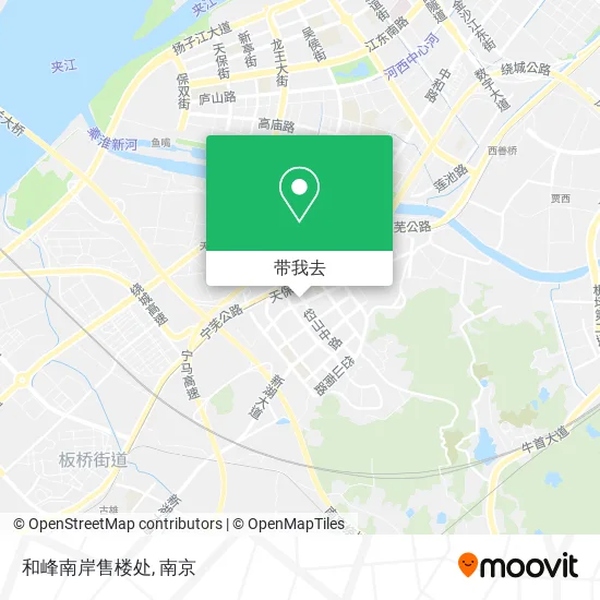 和峰南岸售楼处地图