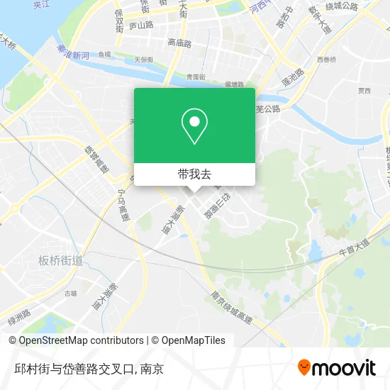 邱村街与岱善路交叉口地图