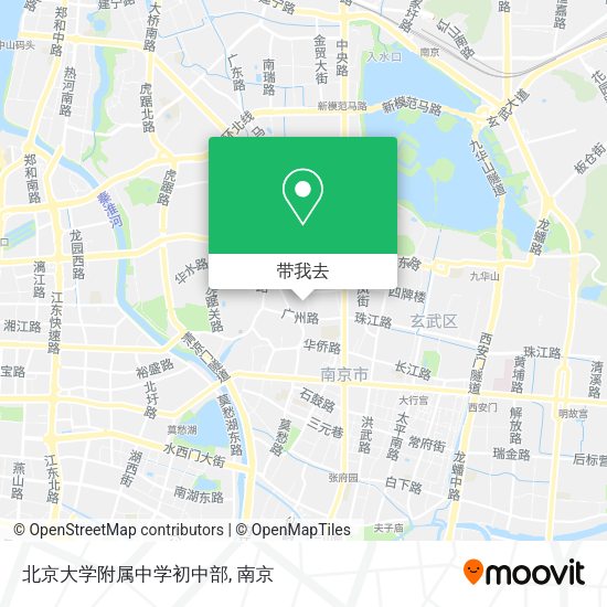 北京大学附属中学初中部地图